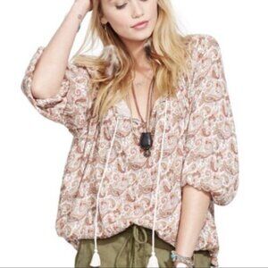 Denim & Supply Ralph Lauren Paisley Peasant Top